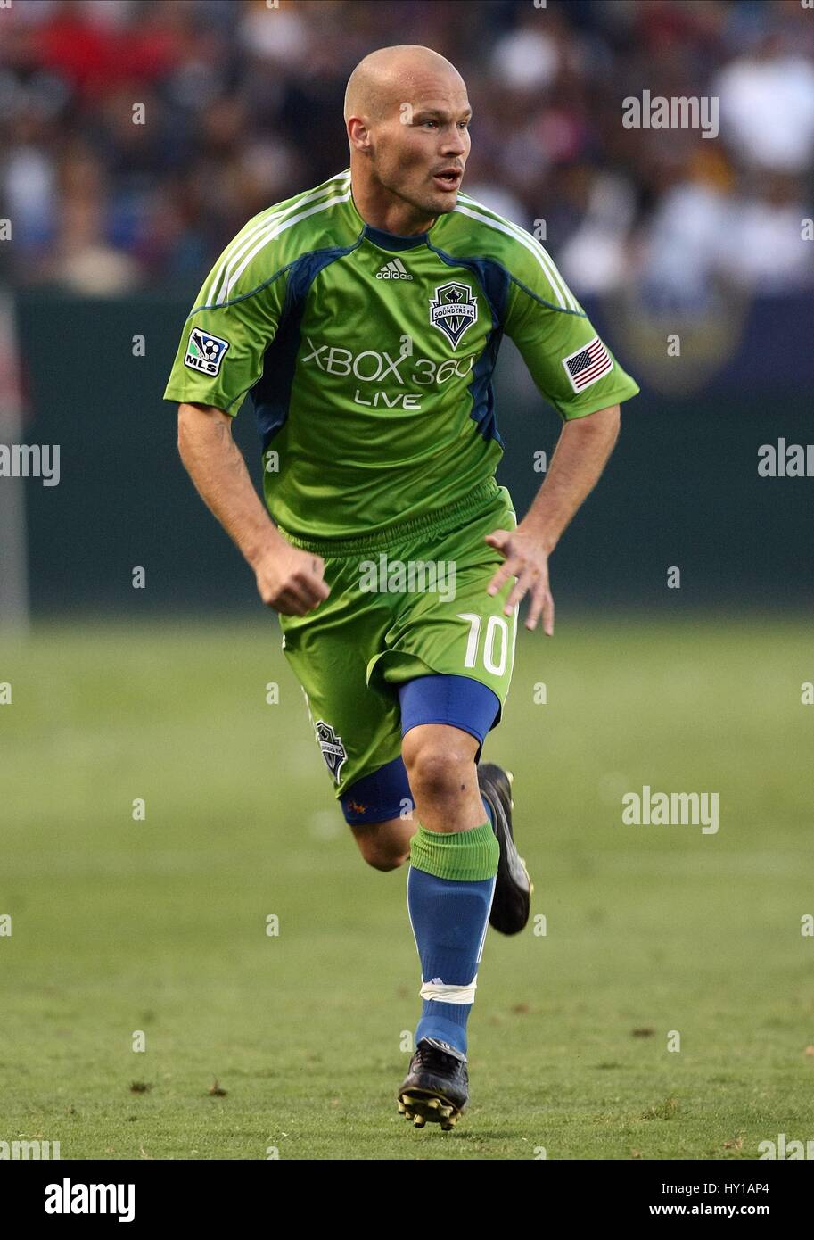 FREDDIE LJUNGBERG SIRENE DI SEATTLE CARSON LOS ANGELES CA 04 Luglio 2010 Foto Stock