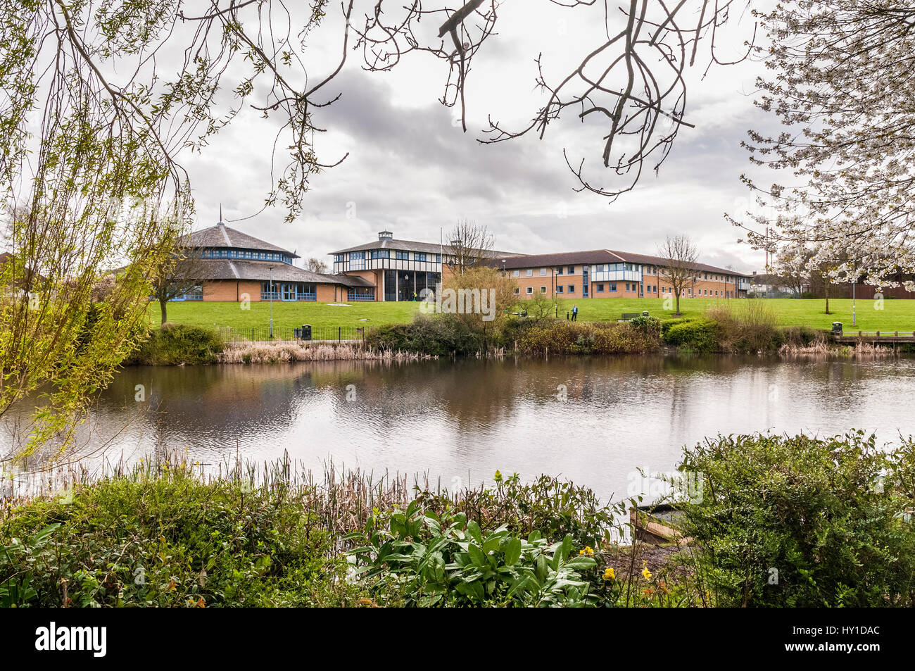 Winsford centro città. West Cheshire. Vale Royal. Cheshire West Chester e ufficio del consiglio. Wyvern House. Foto Stock