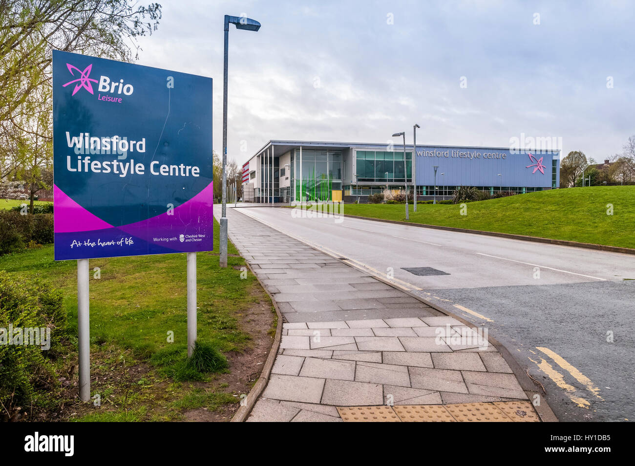 Winsford centro città. West Cheshire. Vale Royal. Winsford Lifestyle Centre. Foto Stock