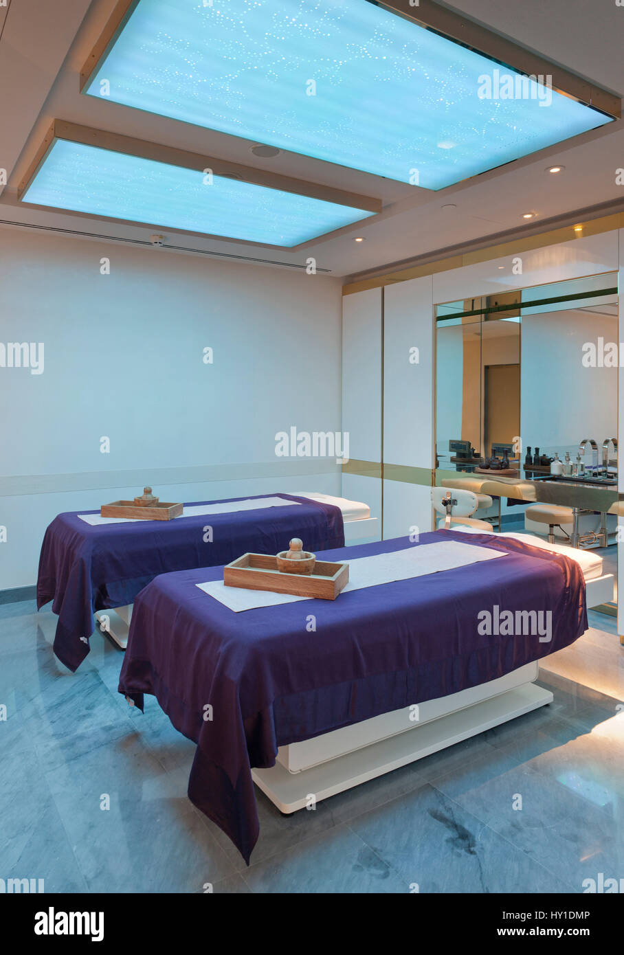 Centro benessere in hotel di lusso a Mosca. sano club. Uno stile di vita sano. fitness e spa.salone di bellezza.la cura della salute e la medicina Foto Stock