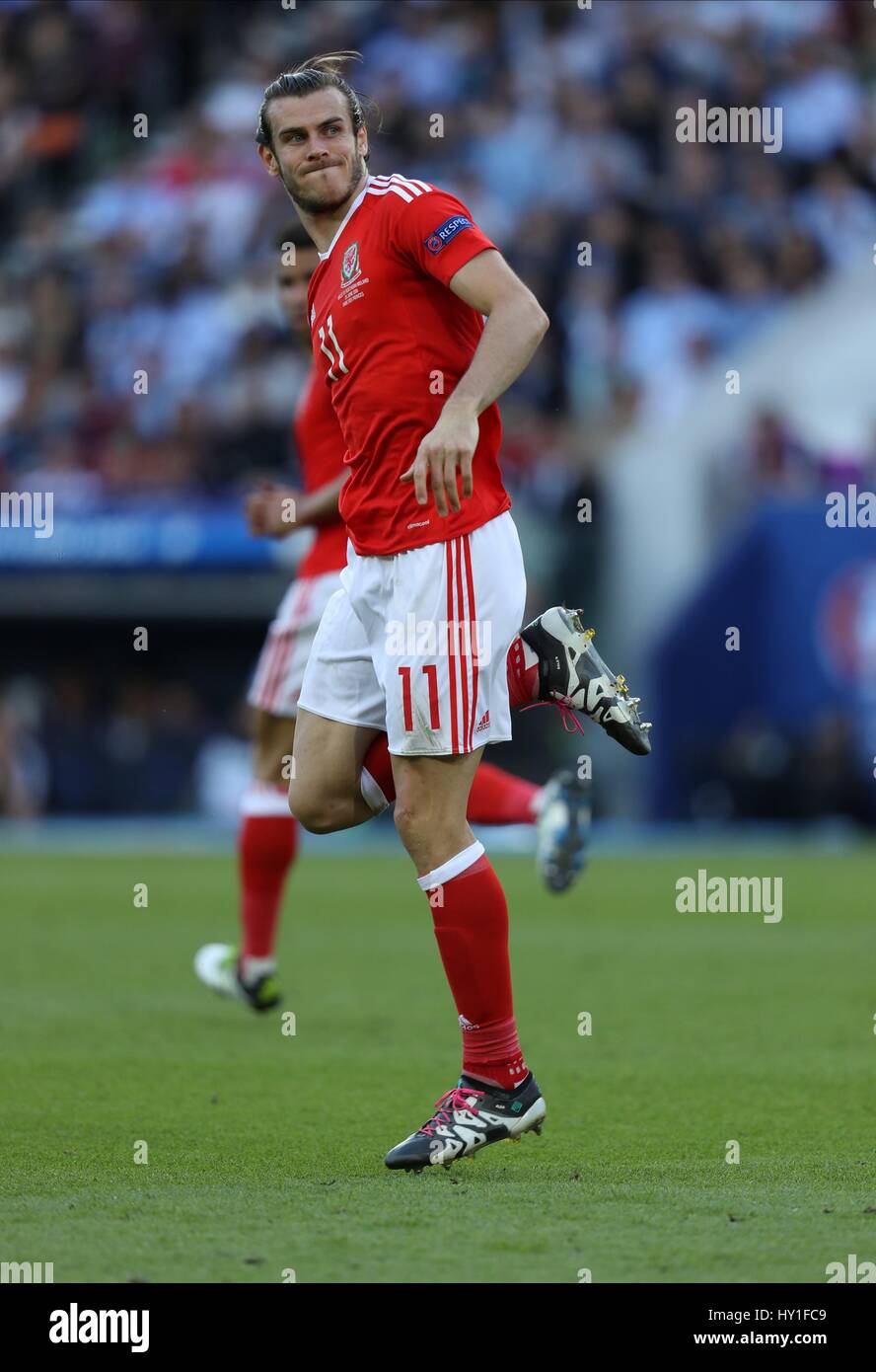 GARETH BALE GALLES V IRLANDA DEL NORD EURO PARC DES PRINCES Parigi Francia 25 giugno 2016 Foto Stock