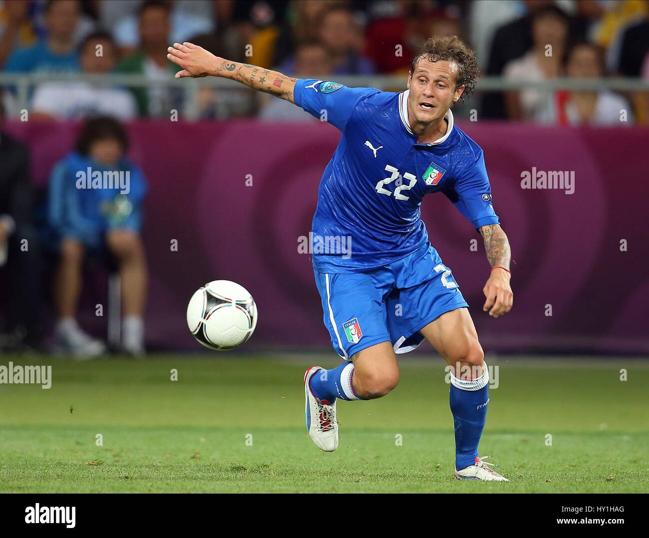 ALESSANDRO DIAMANTI ITALIA BOLOGNA FC ITALIA & BOLOGNA FC STADIO OLIMPICO KIEV UCRAINA 24 Giugno 2012 Foto Stock