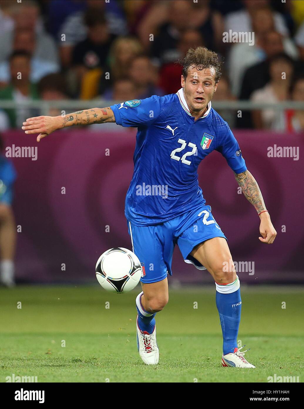 ALESSANDRO DIAMANTI ITALIA BOLOGNA FC ITALIA & BOLOGNA FC STADIO OLIMPICO KIEV UCRAINA 24 Giugno 2012 Foto Stock
