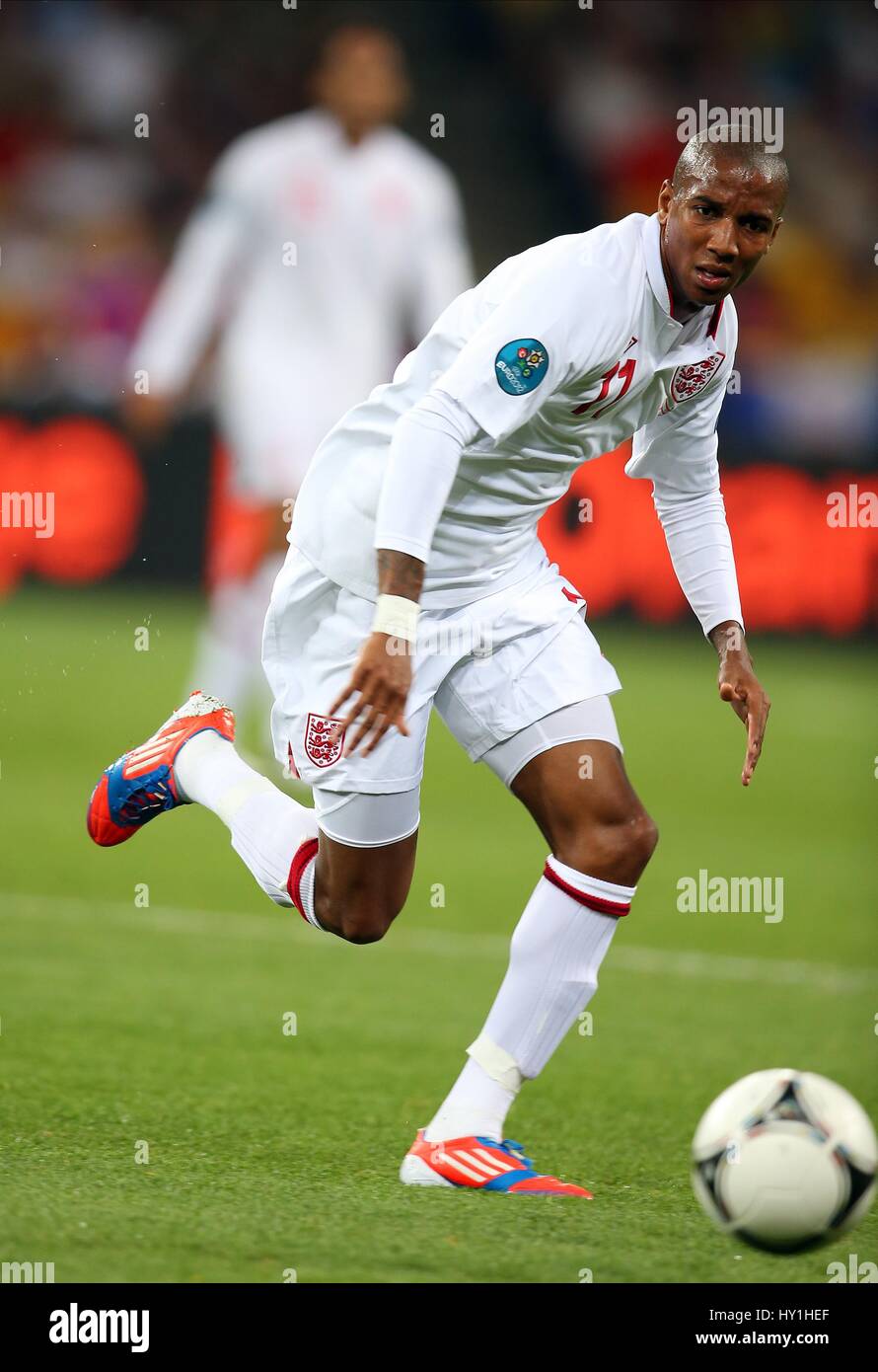ASHLEY GIOVANI INGHILTERRA MANCHESTER UNITED FC ENGLAND & MANCHESTER UNITED FC STADIO OLIMPICO KIEV UCRAINA 24 Giugno 2012 Foto Stock