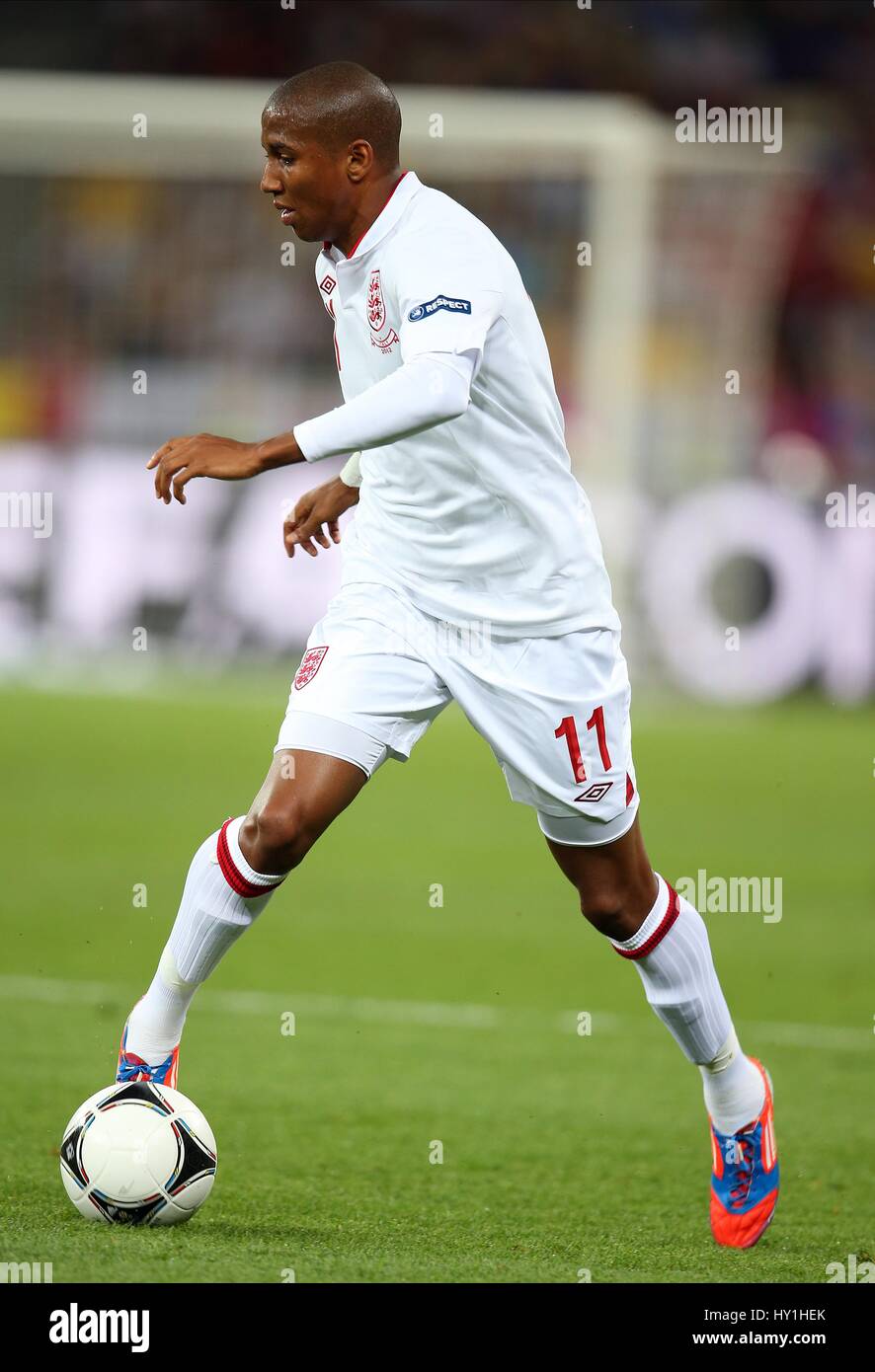ASHLEY GIOVANI INGHILTERRA MANCHESTER UNITED FC ENGLAND & MANCHESTER UNITED FC STADIO OLIMPICO KIEV UCRAINA 24 Giugno 2012 Foto Stock