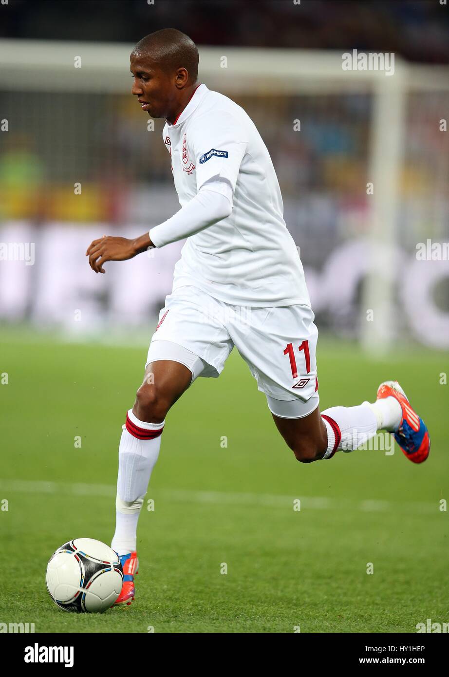 ASHLEY GIOVANI INGHILTERRA MANCHESTER UNITED FC ENGLAND & MANCHESTER UNITED FC STADIO OLIMPICO KIEV UCRAINA 24 Giugno 2012 Foto Stock