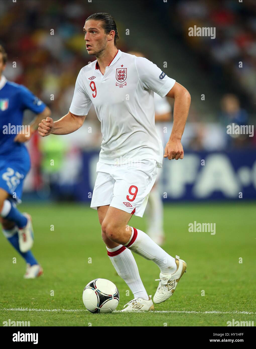 ANDY CARROLL INGHILTERRA West Ham United FC ENGLAND & West Ham United FC STADIO OLIMPICO KIEV UCRAINA 24 Giugno 2012 Foto Stock