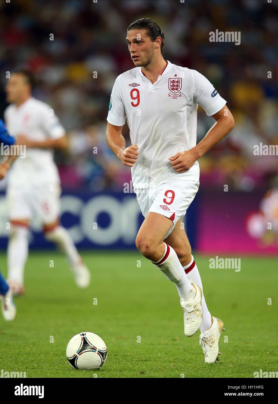 ANDY CARROLL INGHILTERRA West Ham United FC ENGLAND & West Ham United FC STADIO OLIMPICO KIEV UCRAINA 24 Giugno 2012 Foto Stock