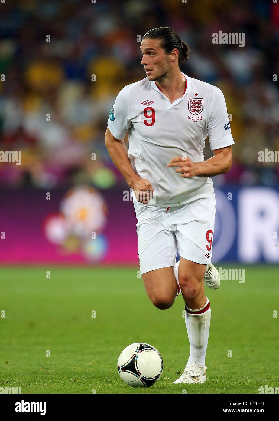 ANDY CARROLL INGHILTERRA West Ham United FC ENGLAND & West Ham United FC STADIO OLIMPICO KIEV UCRAINA 24 Giugno 2012 Foto Stock