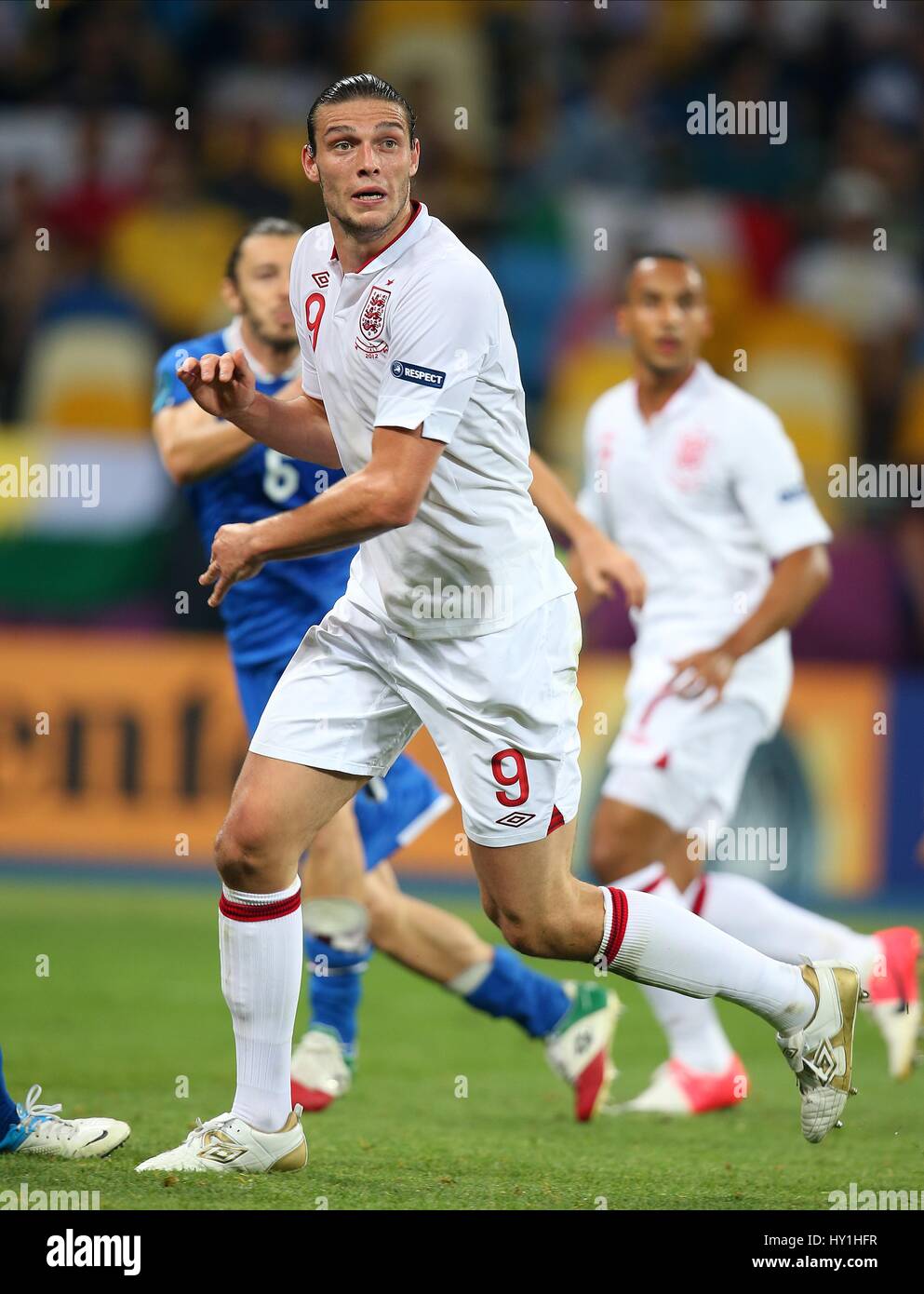 ANDY CARROLL INGHILTERRA West Ham United FC ENGLAND & West Ham United FC STADIO OLIMPICO KIEV UCRAINA 24 Giugno 2012 Foto Stock