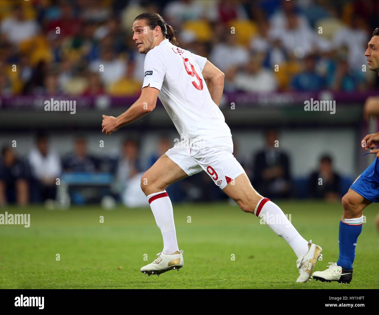 ANDY CARROLL INGHILTERRA West Ham United FC ENGLAND & West Ham United FC STADIO OLIMPICO KIEV UCRAINA 24 Giugno 2012 Foto Stock