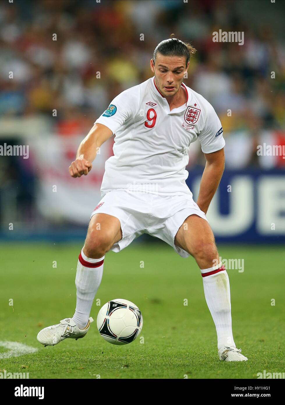 ANDY CARROLL INGHILTERRA West Ham United FC ENGLAND & West Ham United FC STADIO OLIMPICO KIEV UCRAINA 24 Giugno 2012 Foto Stock