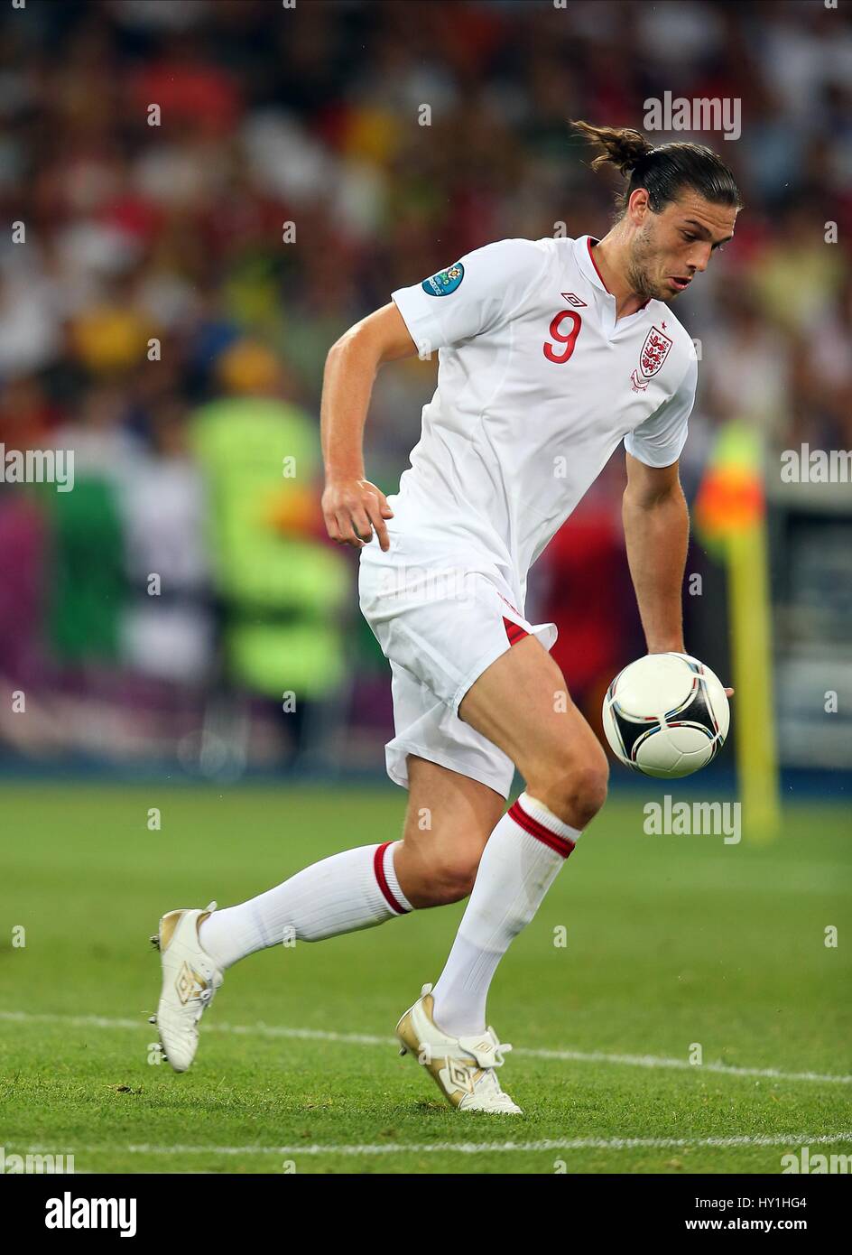 ANDY CARROLL INGHILTERRA West Ham United FC ENGLAND & West Ham United FC STADIO OLIMPICO KIEV UCRAINA 24 Giugno 2012 Foto Stock