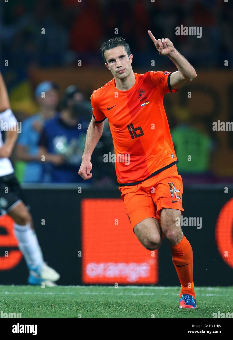 ROBIN VAN PERSIE HOLLAND MANCHESTER UNITED FC HOLLAND & MANCHESTER UNITED FC stadio METALIST KHARKIV UCRAINA 13 Giugno 2012 Foto Stock