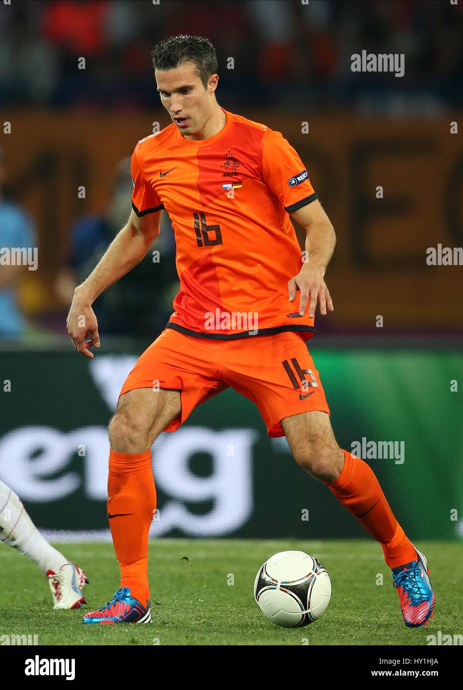 ROBIN VAN PERSIE HOLLAND MANCHESTER UNITED FC HOLLAND & MANCHESTER UNITED FC stadio METALIST KHARKIV UCRAINA 13 Giugno 2012 Foto Stock