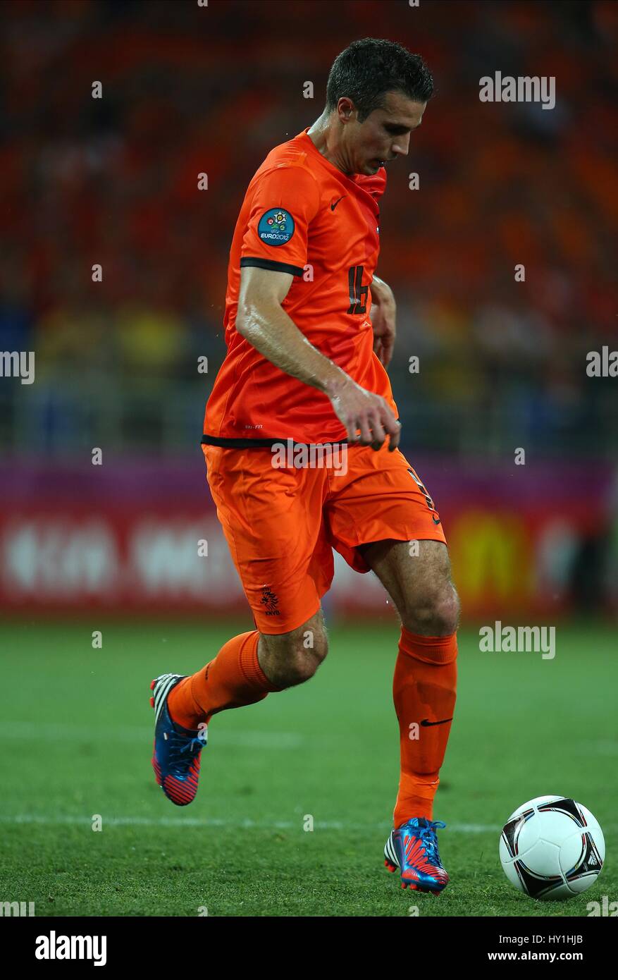 ROBIN VAN PERSIE HOLLAND MANCHESTER UNITED FC HOLLAND & MANCHESTER UNITED FC stadio METALIST KHARKIV UCRAINA 13 Giugno 2012 Foto Stock