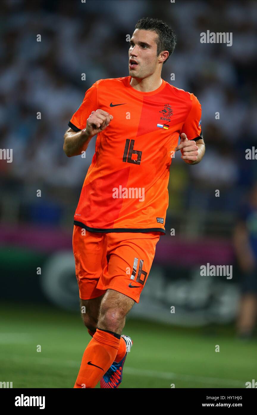 ROBIN VAN PERSIE HOLLAND MANCHESTER UNITED FC HOLLAND & MANCHESTER UNITED FC stadio METALIST KHARKIV UCRAINA 13 Giugno 2012 Foto Stock
