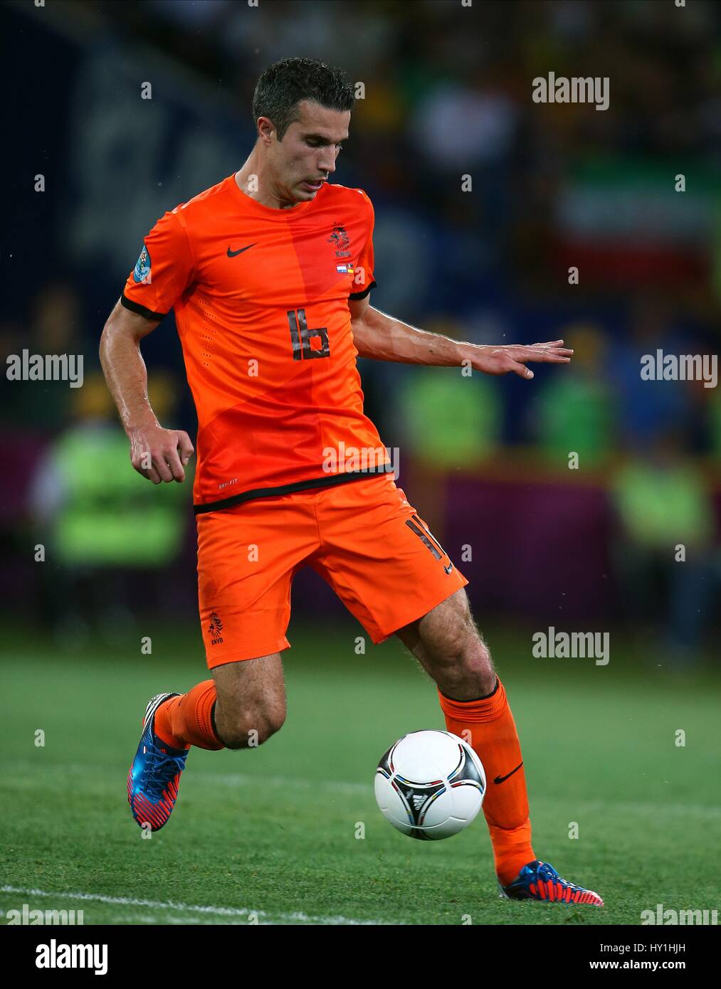 ROBIN VAN PERSIE HOLLAND MANCHESTER UNITED FC HOLLAND & MANCHESTER UNITED FC stadio METALIST KHARKIV UCRAINA 13 Giugno 2012 Foto Stock