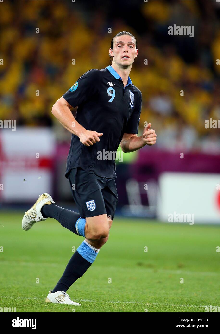 ANDY CARROLL INGHILTERRA West Ham United FC ENGLAND & West Ham United FC STADIO OLIMPICO KIEV UCRAINA 15 Giugno 2012 Foto Stock