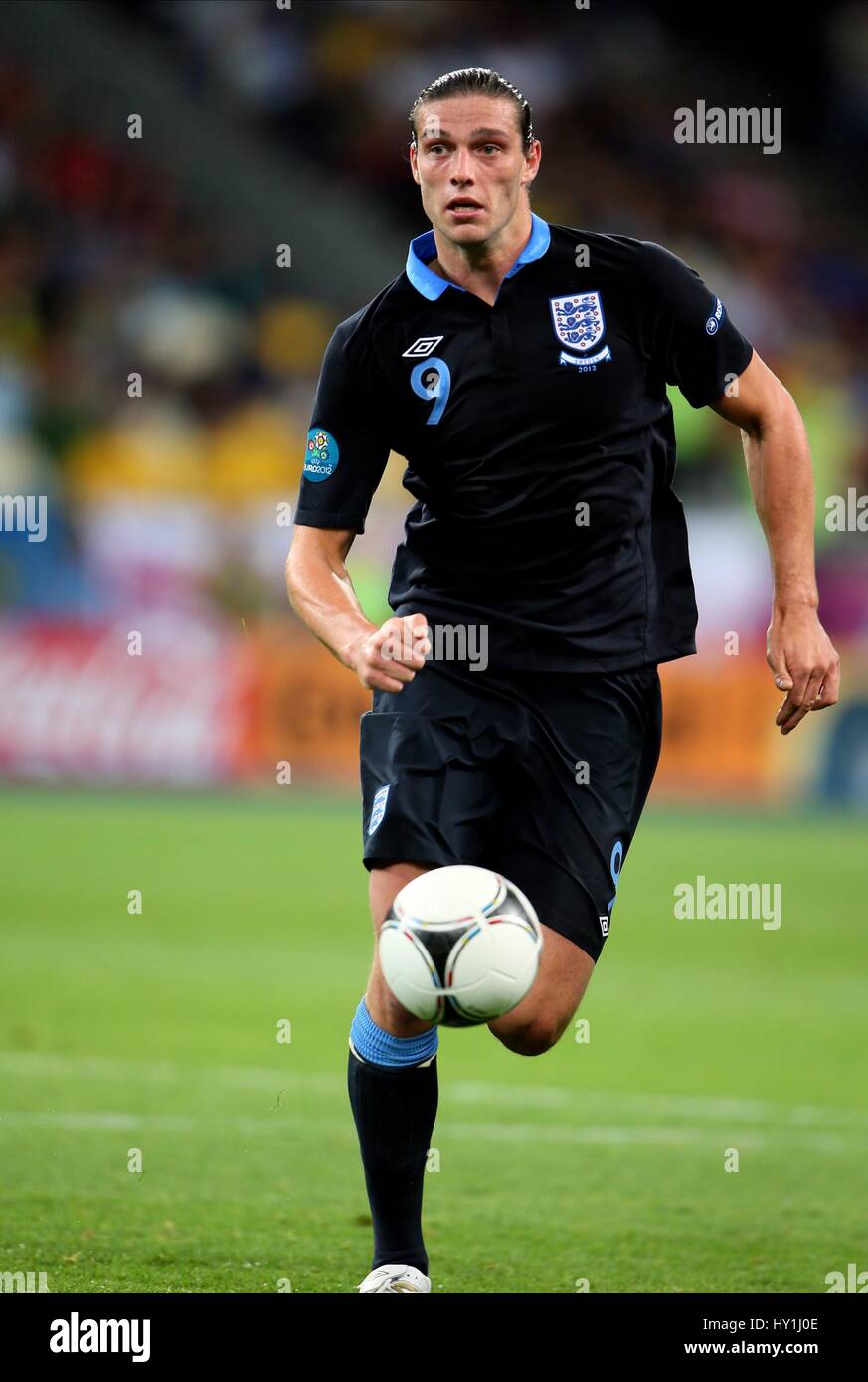 ANDY CARROLL INGHILTERRA West Ham United FC ENGLAND & West Ham United FC STADIO OLIMPICO KIEV UCRAINA 15 Giugno 2012 Foto Stock