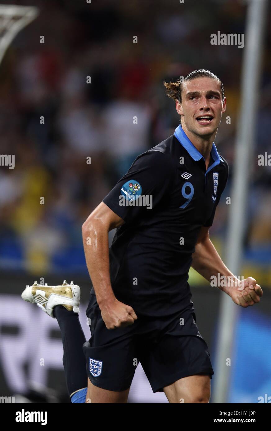 ANDY CARROLL INGHILTERRA West Ham United FC ENGLAND & West Ham United FC STADIO OLIMPICO KIEV UCRAINA 15 Giugno 2012 Foto Stock