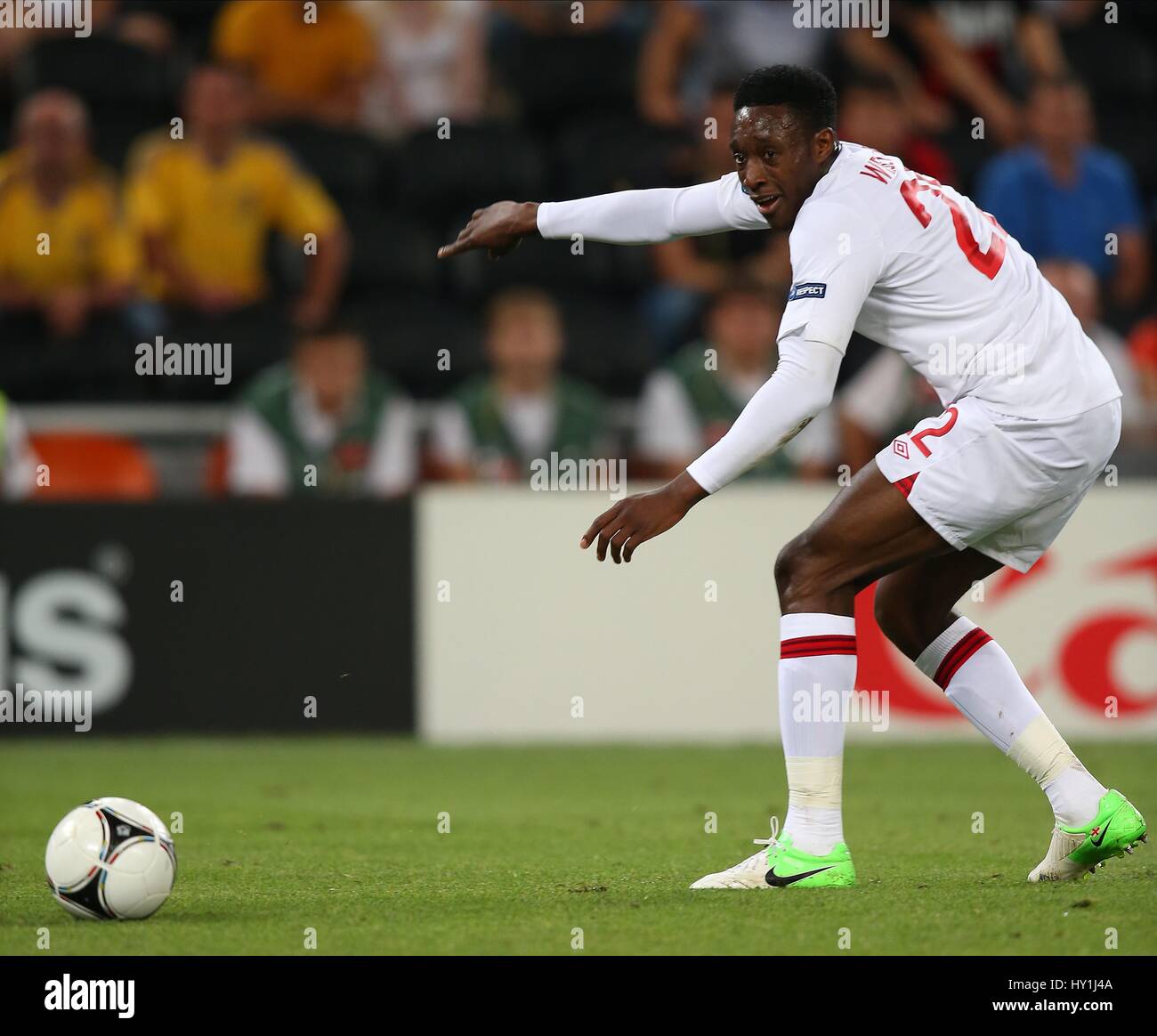 DANNY WELBECK INGHILTERRA MANCHESTER UNITED FC ENGLAND & MANCHESTER UNITED FC DONBASS ARENA DONETSK UCRAINA 19 Giugno 2012 Foto Stock