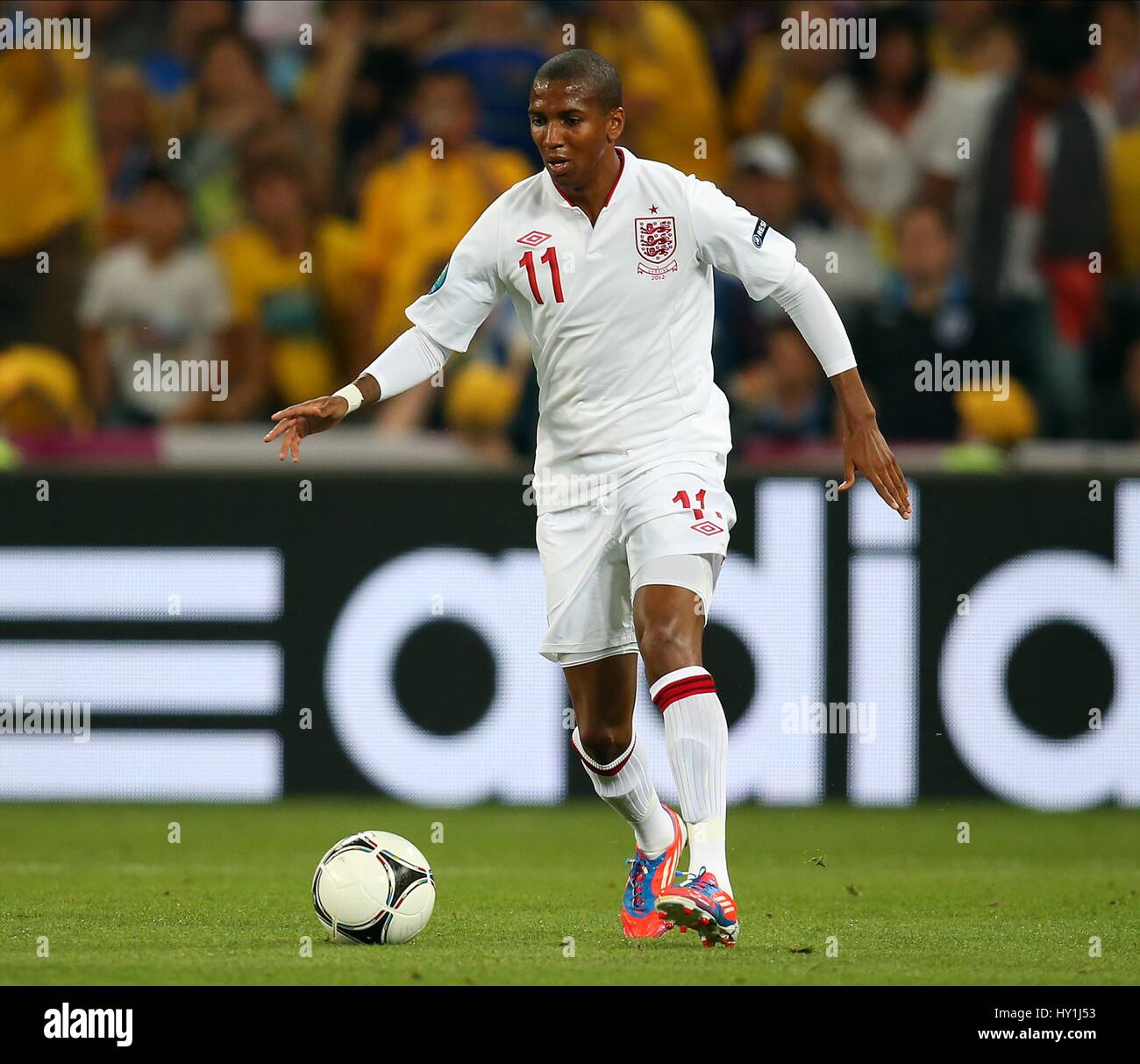 ASHLEY GIOVANI INGHILTERRA MANCHESTER UNITED FC ENGLAND & MANCHESTER UNITED FC DONBASS ARENA DONETSK UCRAINA 19 Giugno 2012 Foto Stock