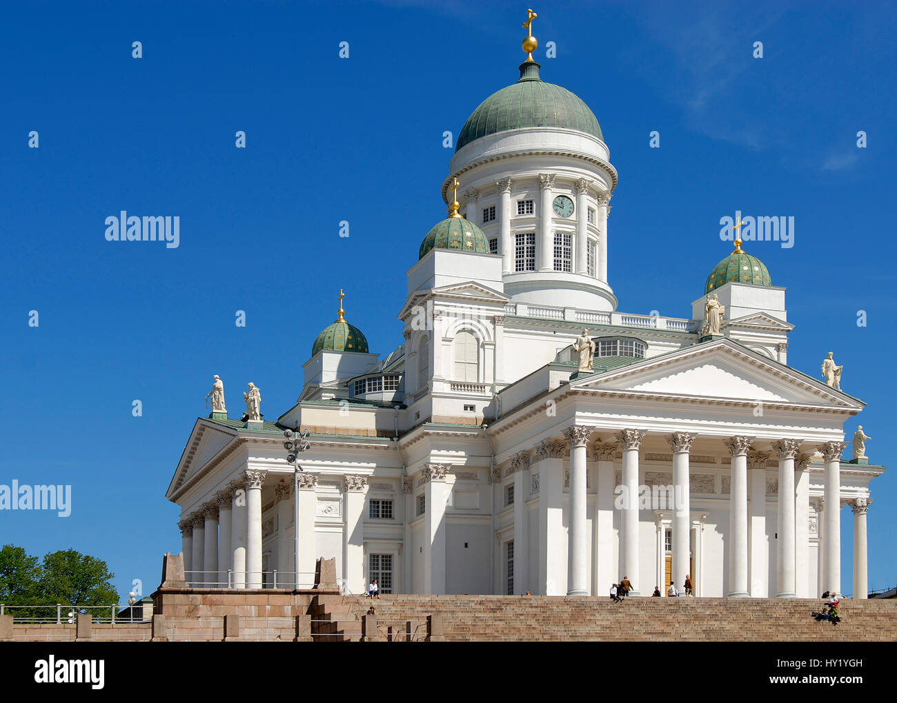 Immagine del Dom di Helsinki nel centro della città di Helsinki, Finlandia. Foto Stock