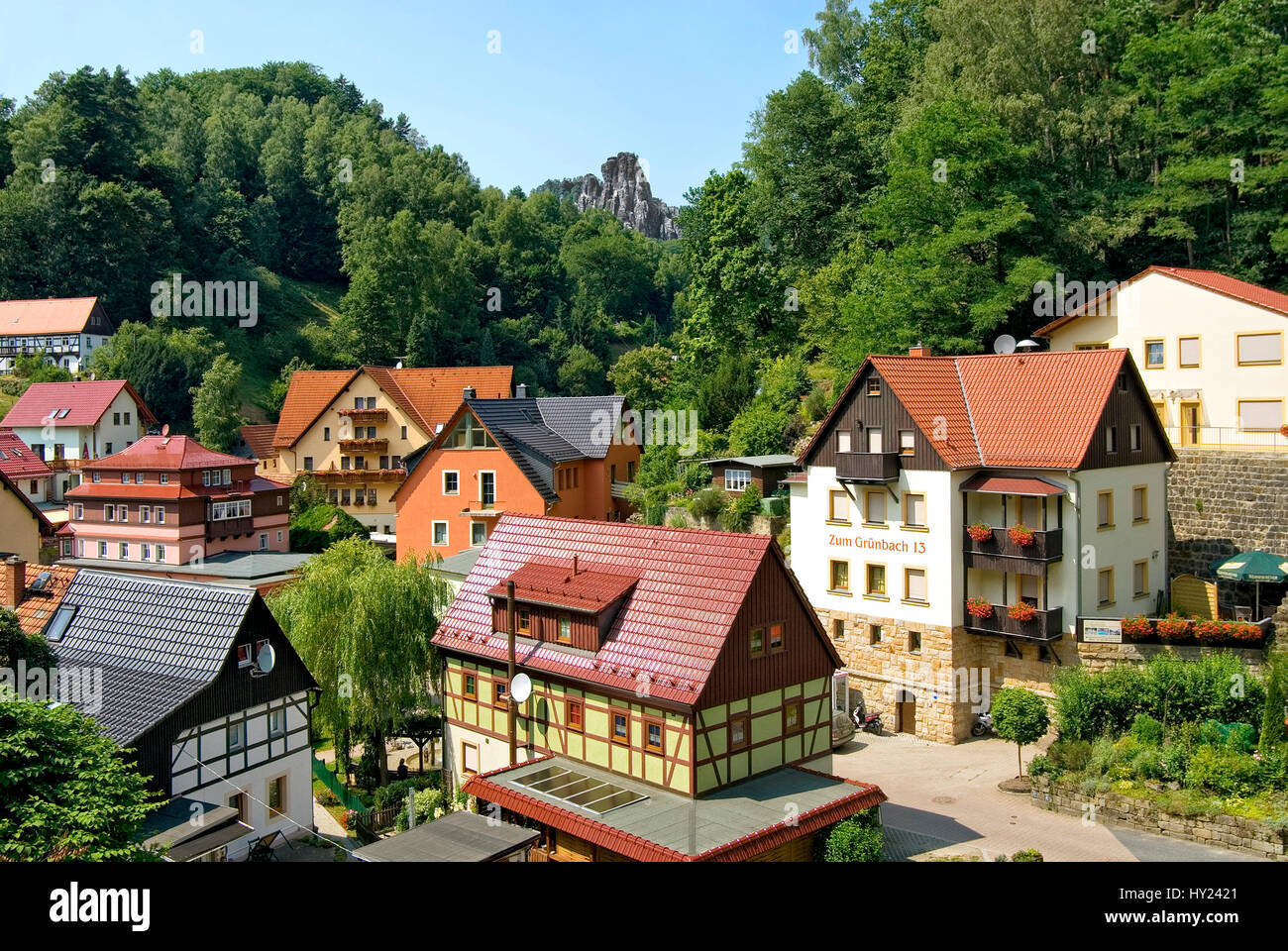 Landkreis saechsische schweiz immagini e fotografie stock ad alta