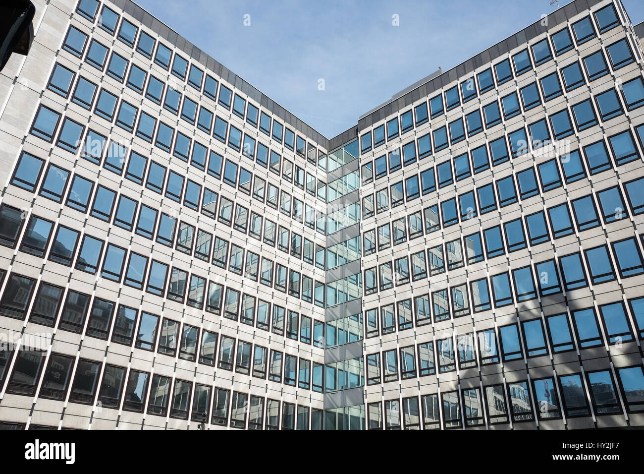 Dipartimento per l'innovazione aziendale e le competenze, amministrazione edificio, Orchard Street, Westminster, Londra, Inghilterra. Foto Stock
