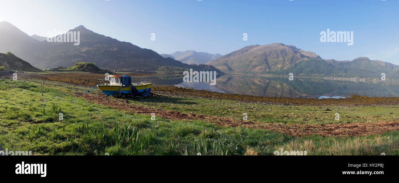 Loch Duich, Lochalsh, Shiel Bridge, regione delle Highlands, Scozia Foto Stock