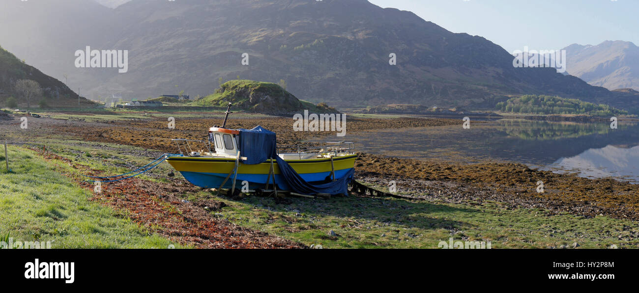 Loch Duich, Lochalsh, Shiel Bridge, regione delle Highlands, Scozia Foto Stock