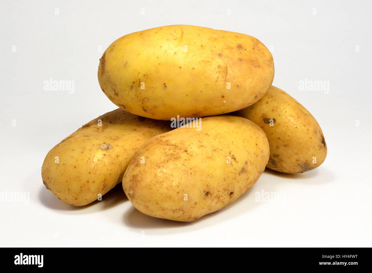 Patate fresche, vegetariano sano fonte di carboidrati Foto Stock