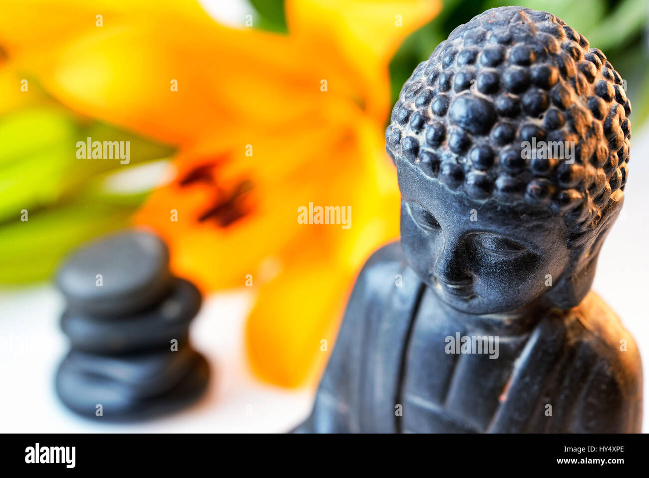 Buddha figura, esoterismo, Buddhafigur, Esoterik " Foto Stock