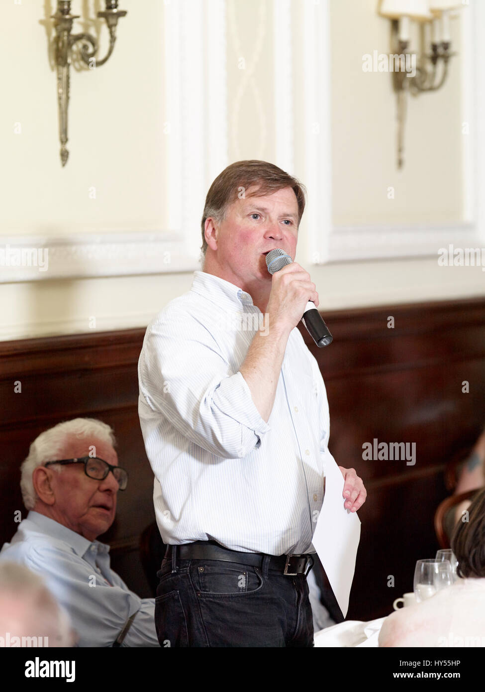 Marcus Berkmann al oldie pranzo letterario 13-09-16, Foto Stock