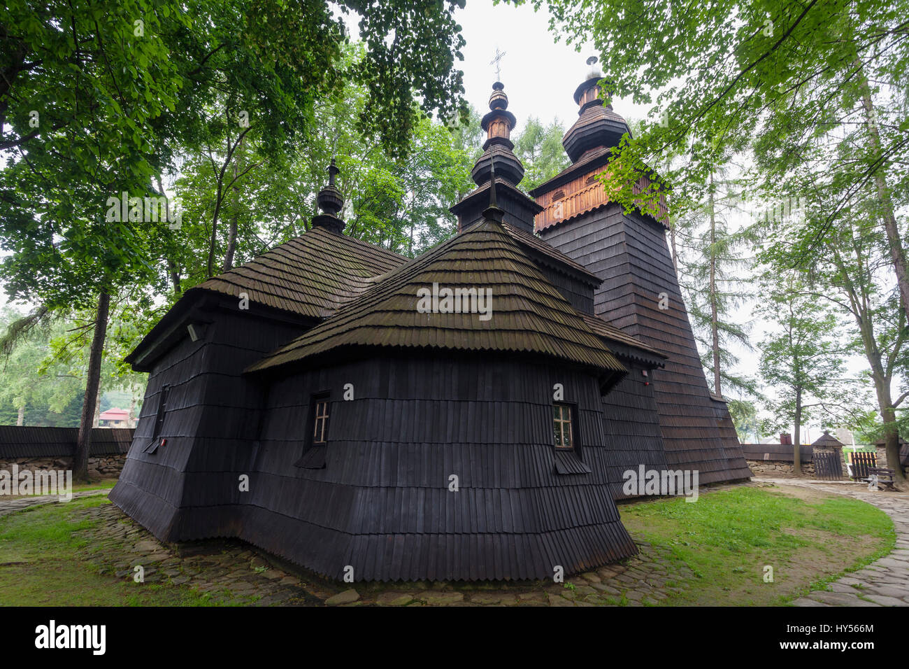 Chiesa ortodossa. San Giacomo apostolo più giovane in Powroznik, Malopolska, Polonia, l'Europa. Foto Stock