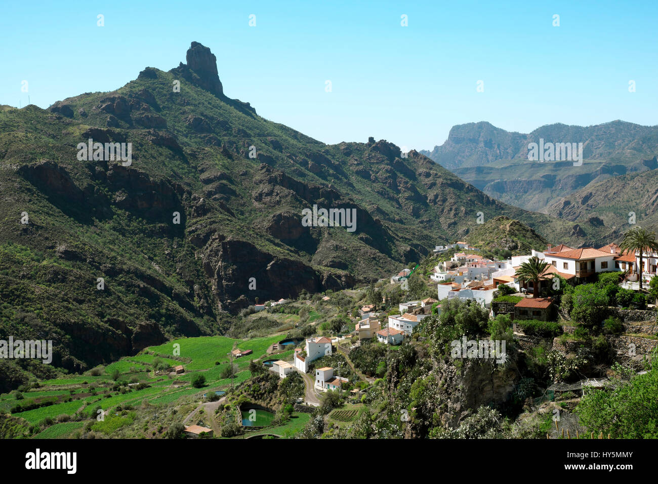 Tejeda, Caldera de Tejeda, Gran Canaria Isole Canarie Spagna Foto Stock