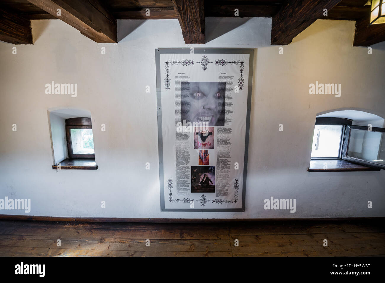 Grazie alla leggenda di Dracula, nel Castello di Bran nei pressi di crusca, Romania, così chiamato 'Dracula Castello dell', casa di carattere del titolo in Bram Stoker's 'Dracula" nuovo Foto Stock