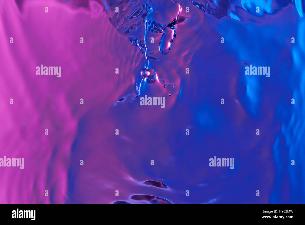 Abstract colorati acqua sfondo texture vista da sopra. Liquido sfondi astratti Foto Stock