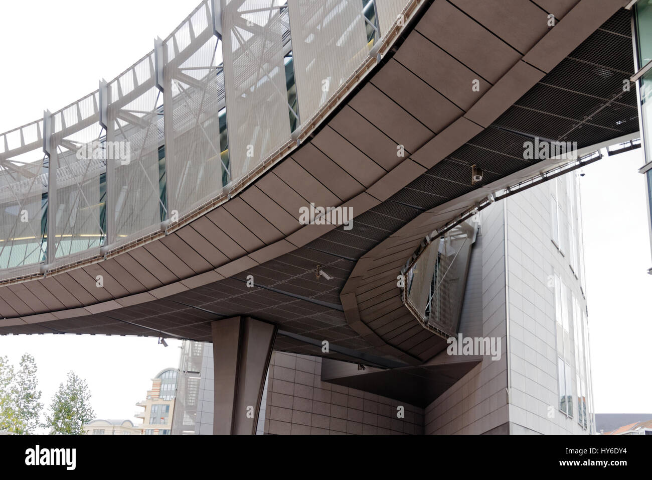 Gli edifici del Parlamento europeo Foto Stock