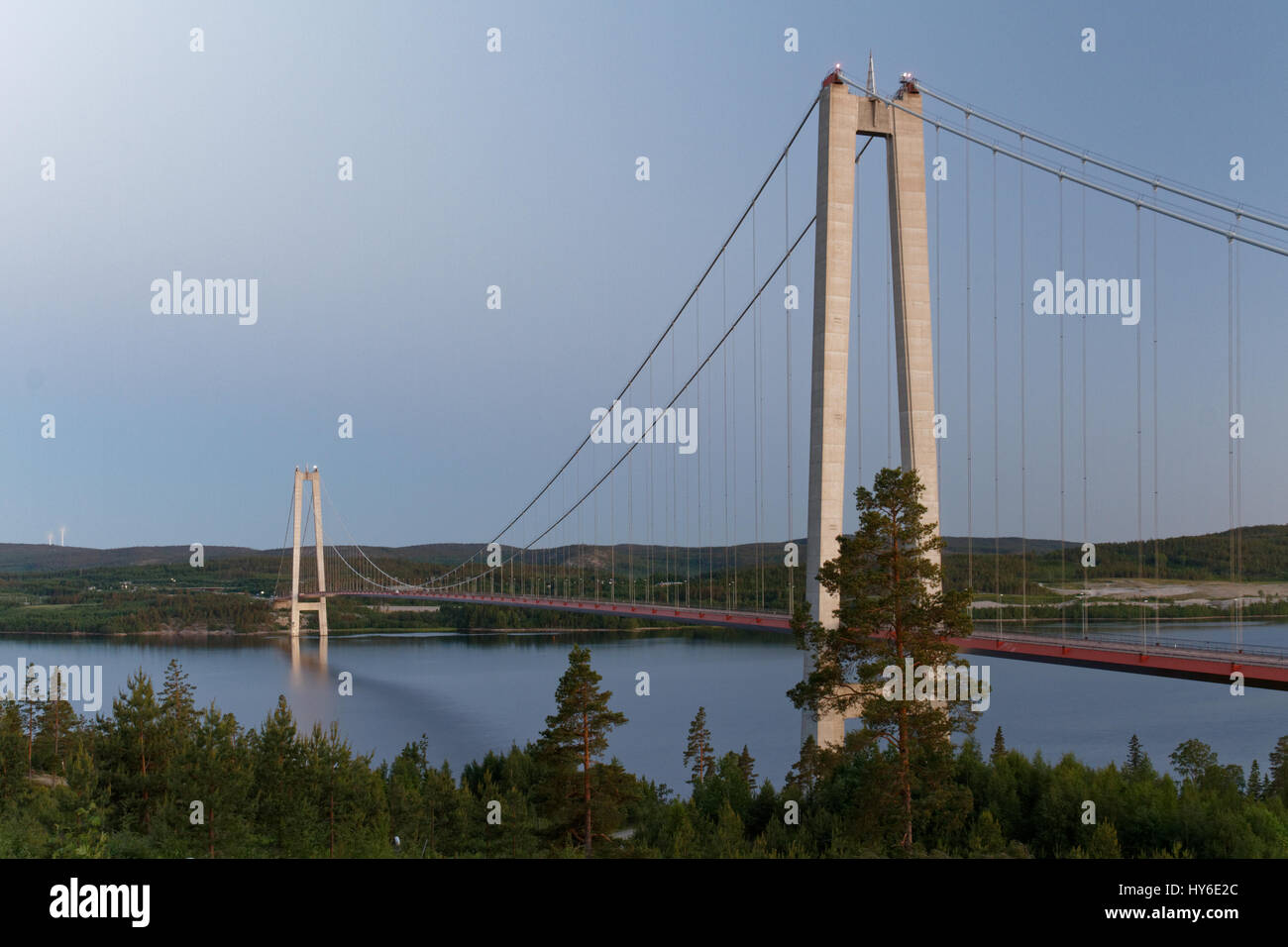 Ponte in Höga Kusten, Svezia Foto Stock