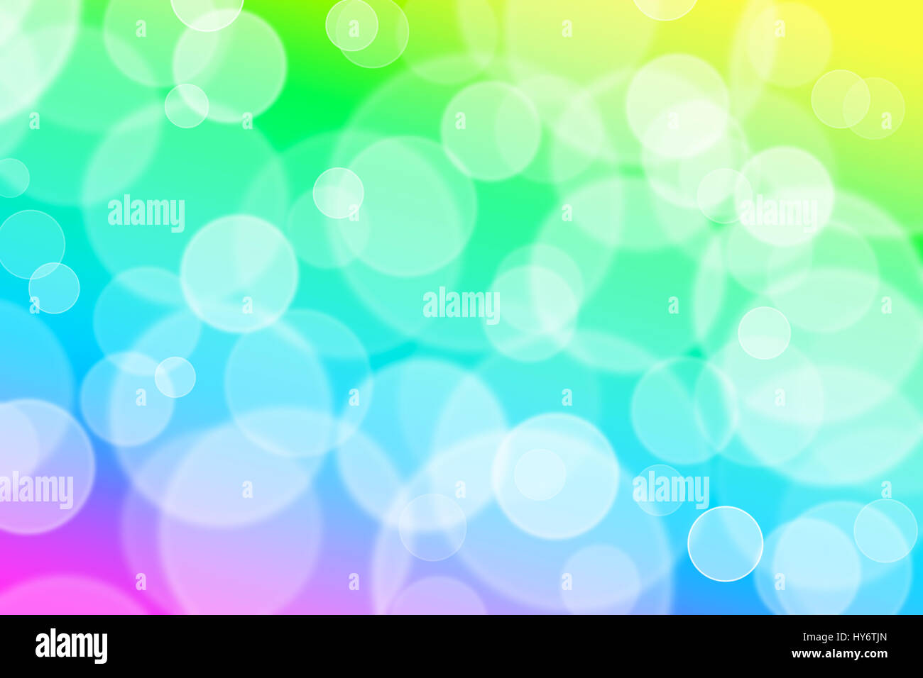 Abstract bokeh su sfondo colorato Foto Stock