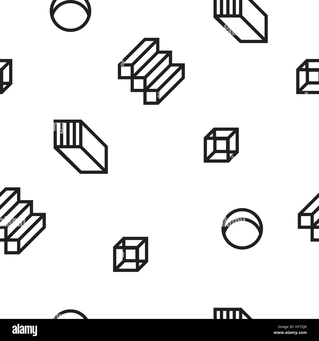 Geometrica Pattern senza giunture Illustrazione Vettoriale