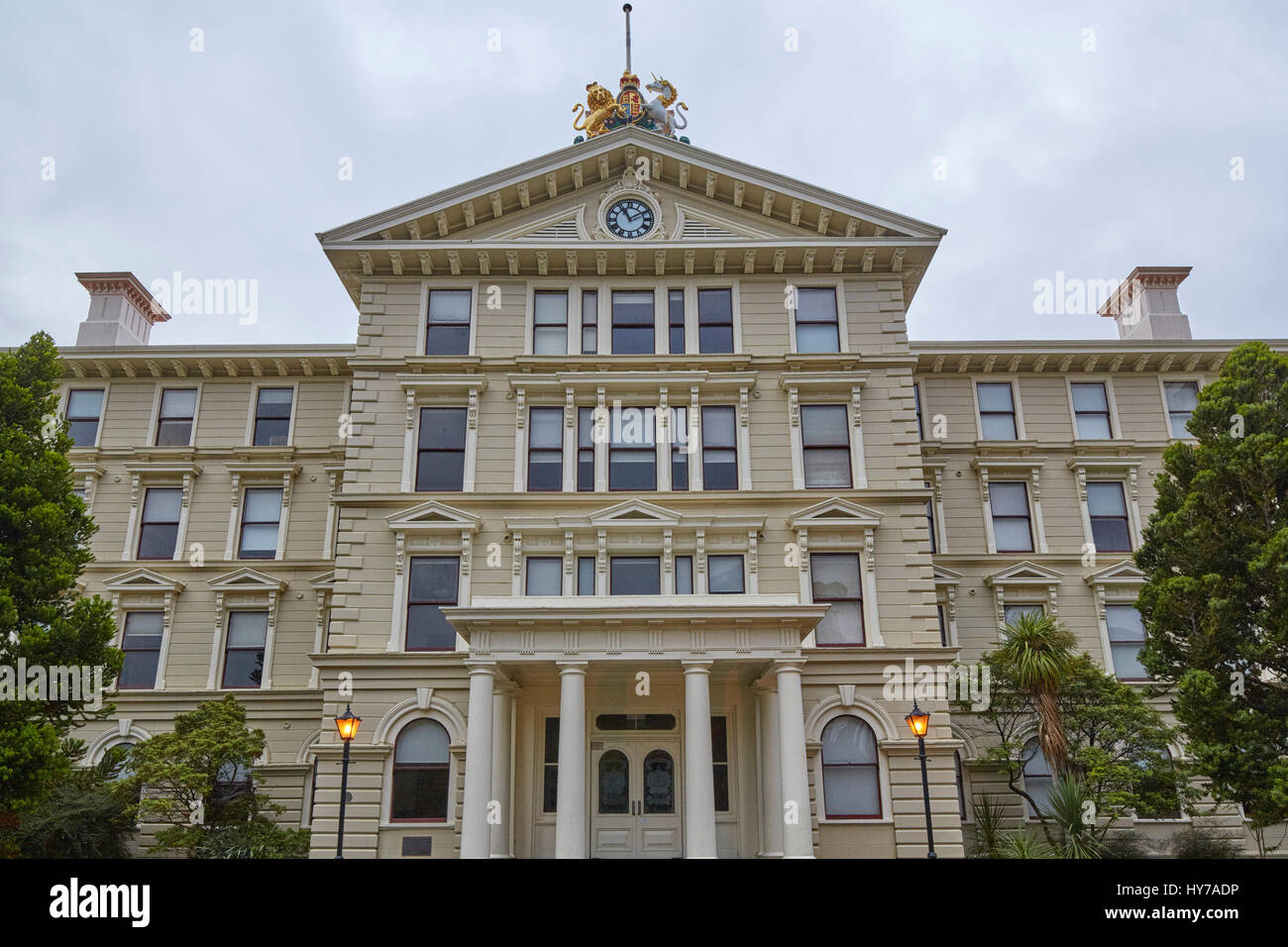 Il vecchio Palazzo del Governo, Wellington, Nuova Zelanda Foto Stock