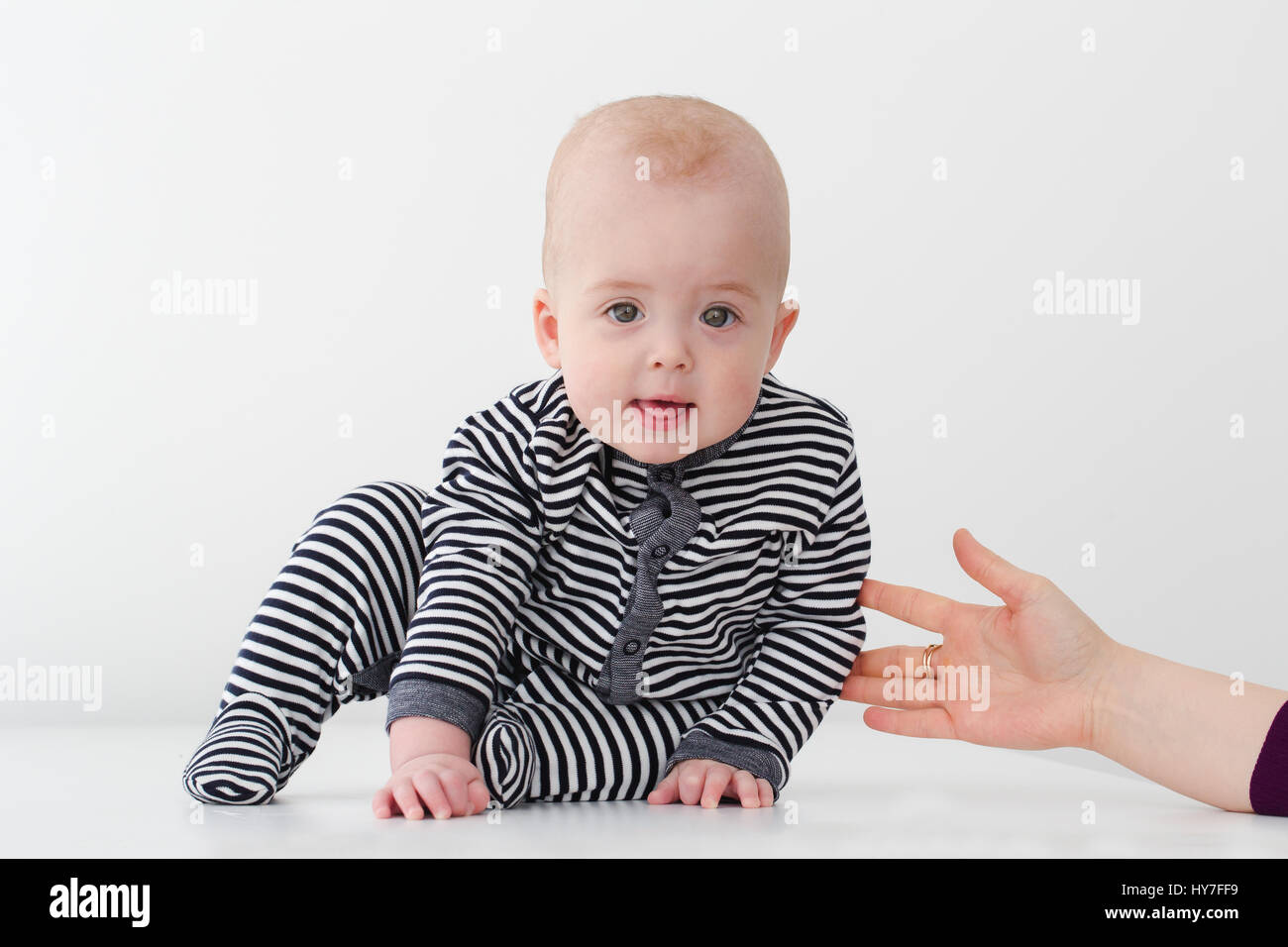 Ritratto di adorabili baby Foto Stock