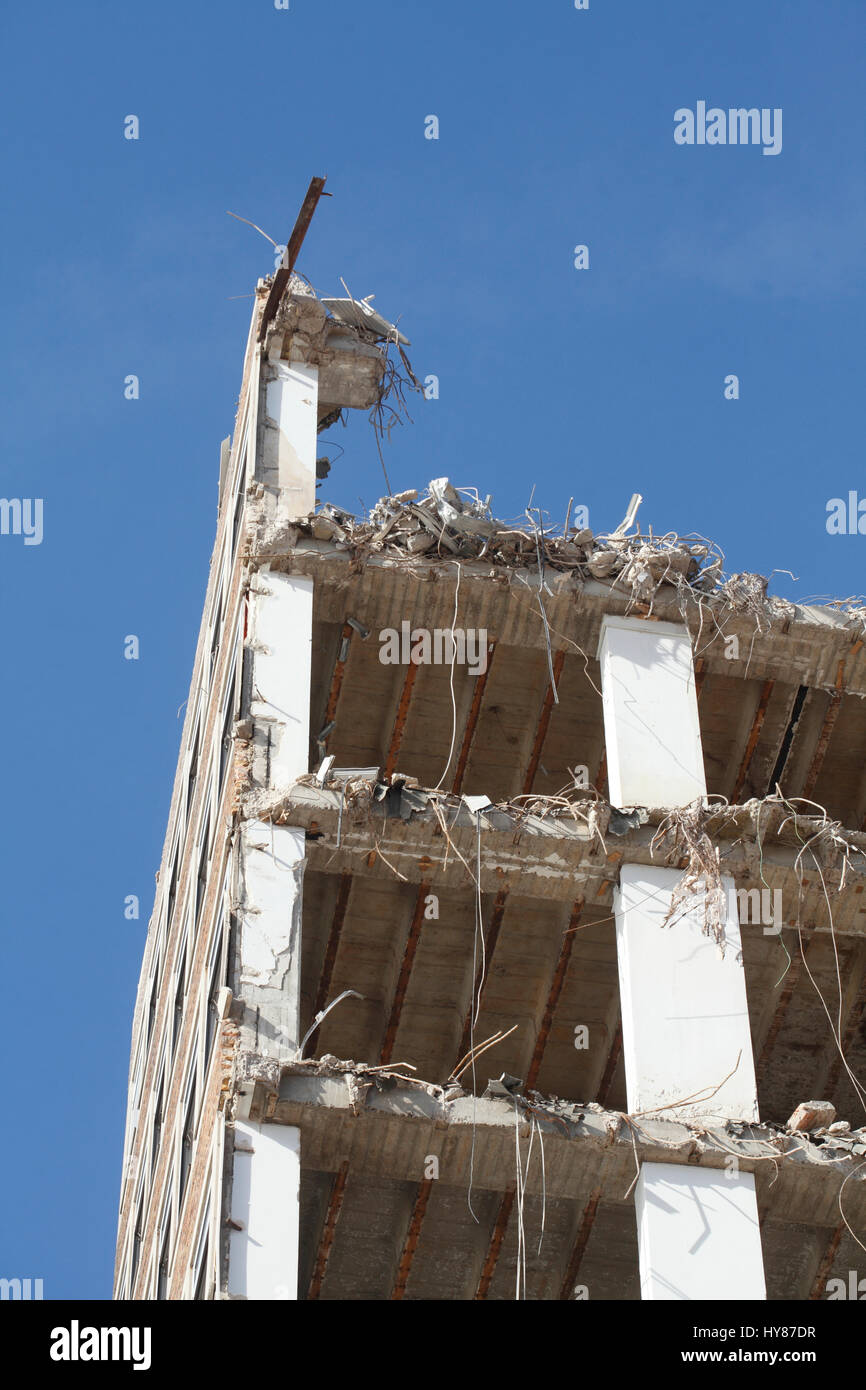 Costruzione di demolizione, condannato House, Brema, Germania, Europa Foto Stock