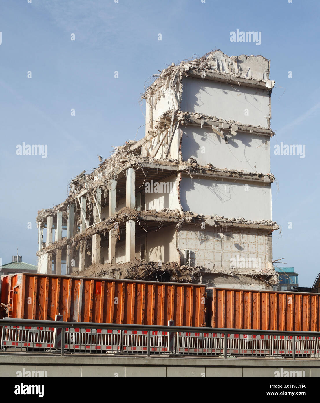 Costruzione di demolizione, condannato House, Brema, Germania, Europa Foto Stock