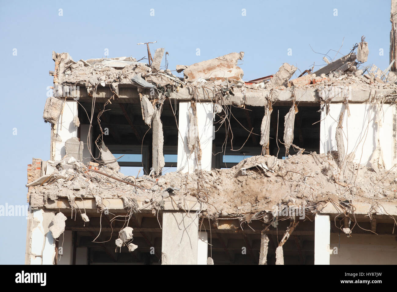 Costruzione di demolizione, condannato House, Brema, Germania, Europa Foto Stock