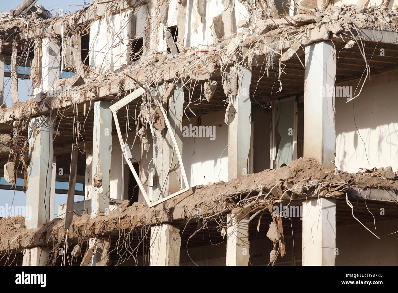 Costruzione di demolizione, condannato House, Brema, Germania, Europa Foto Stock