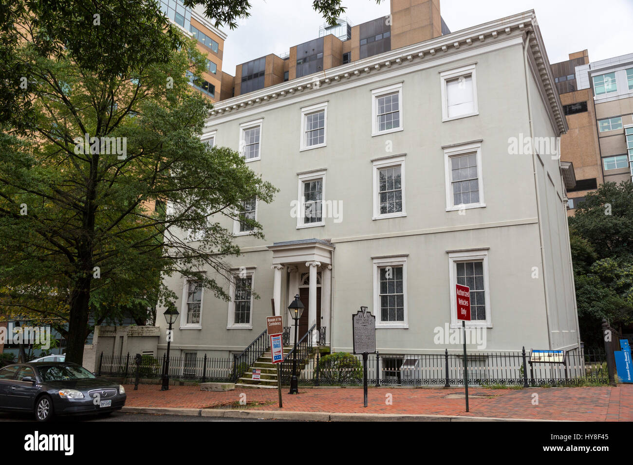 Richmond, Virginia. Accampati White House, la residenza ufficiale del presidente confederato Jefferson Davis. Foto Stock